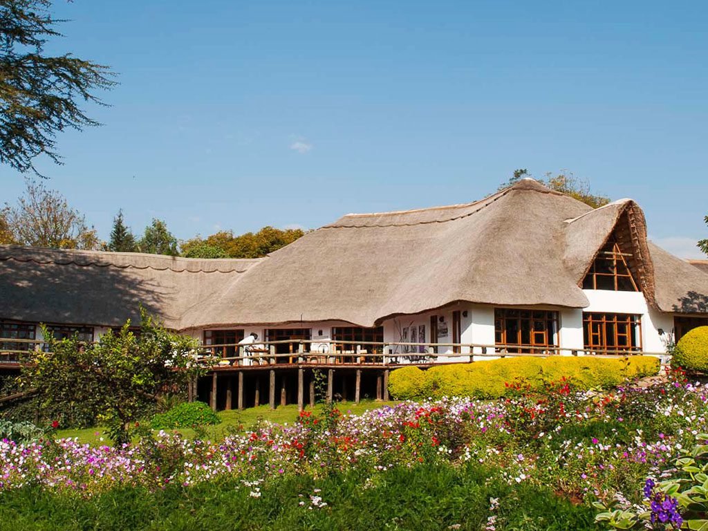 Mid-range accommodation near Ngorongoro Crater in April