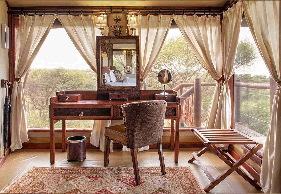 Experience luxury at Tarangire Kuro Treetops Lodge with breathtaking views of Ngorongoro...