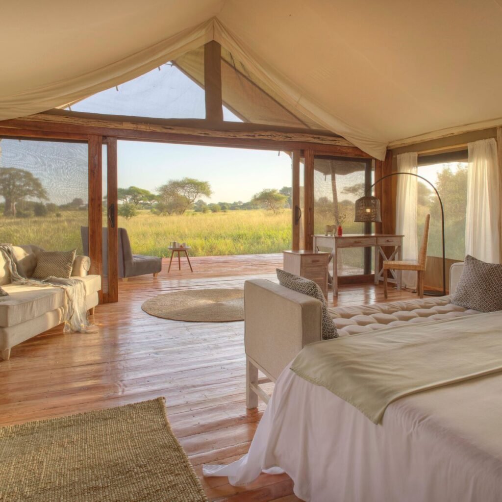 Tented Lodge Safari - Tanzania safari in April
