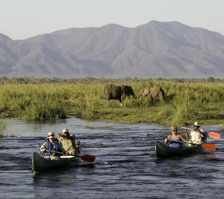 Canoeing in Arusha National Park