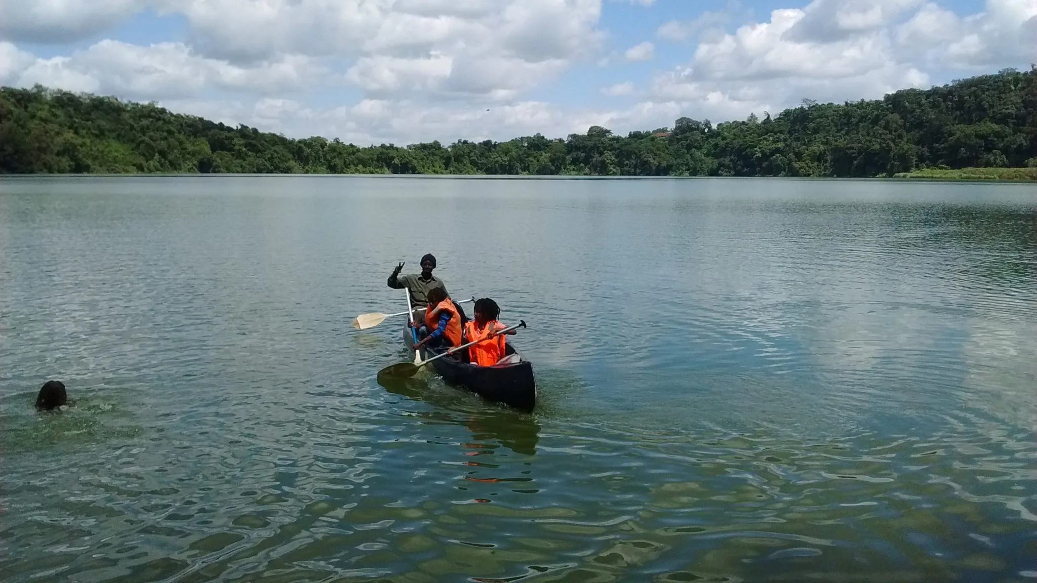 Canoeing Safari in Lake Duluti