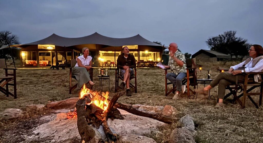 Serengeti View Camp – Togoro (north) camp fire