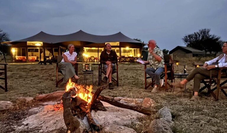 Serengeti View Camp – Togoro (north) camp fire, The Wild & Wonderful Truth About an African Safari for Seniors, Our Best African Safari Advice & Destinations for Seniors