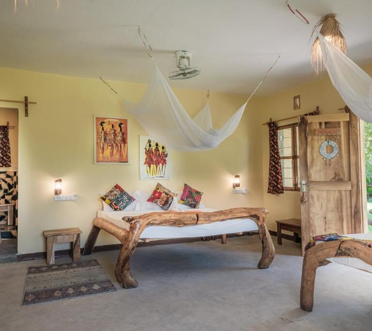 Maasai Giraffe Eco Lodge Tripple rom