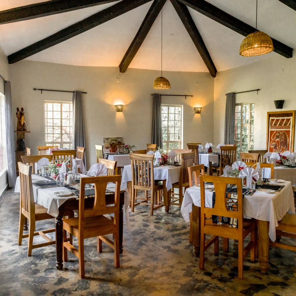 Farm lodge in Karatu for a Tanzania family safari