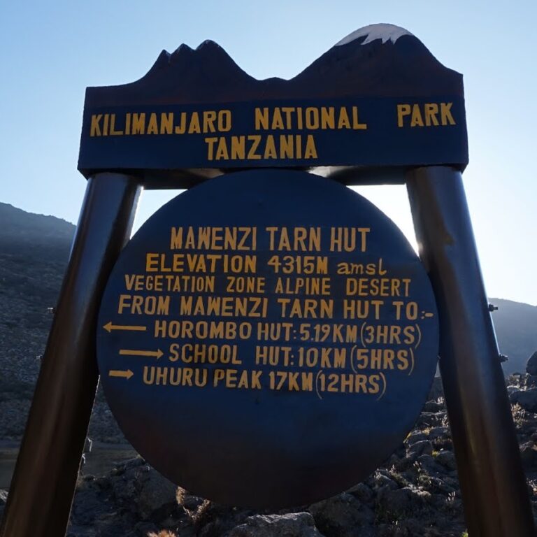 Mawenzi Tarn Campsite on Mount Kilimanjaro