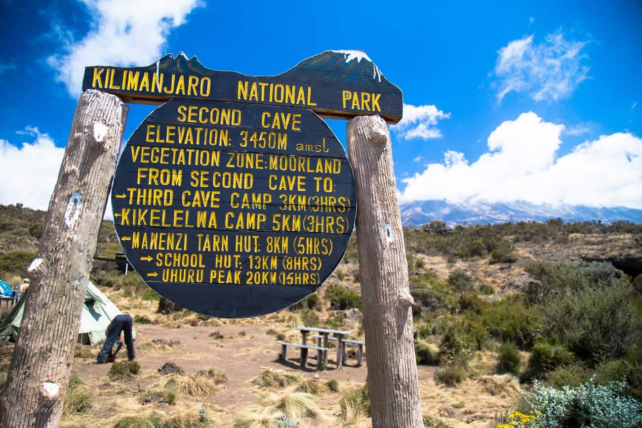 Second Cave Camp on Kilimanjaro Rongai Route