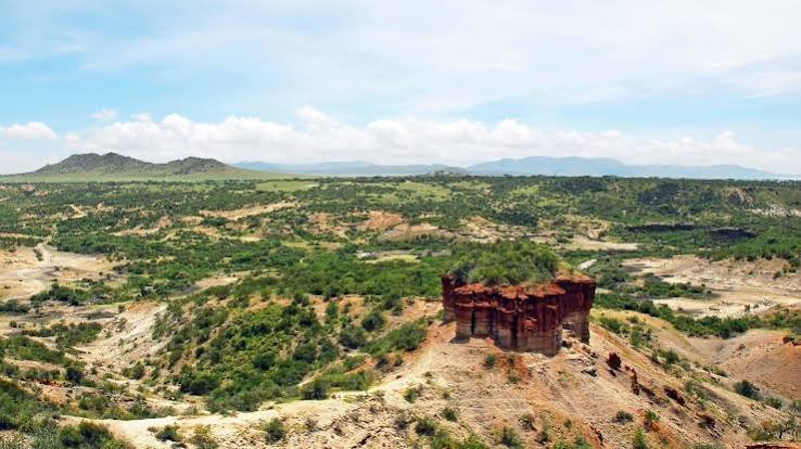Olduvai Gorge in the Ngorongoro Conservation Area, Tanzania