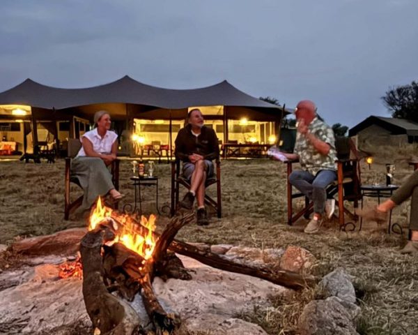 Serengeti View Camp – Togoro (north) camp fire