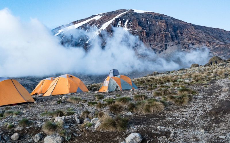 machame camp, Kilimanjaro Pictures, Hygiene advice for women climbing Mount Kilimanjaro