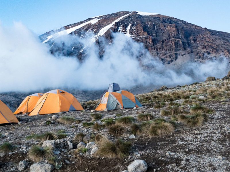 machame camp, Kilimanjaro Pictures, Hygiene advice for women climbing Mount Kilimanjaro